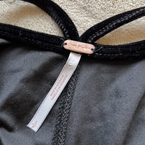 Free People Velvet & Lace Peplum Tank - Picture 8 of 12